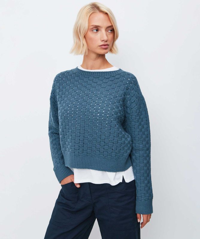 OSKA Textured Grid Knit 525/8545 Jumper