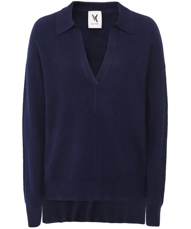 Van Kukil Virginia V-Neck Cashmere Sweater