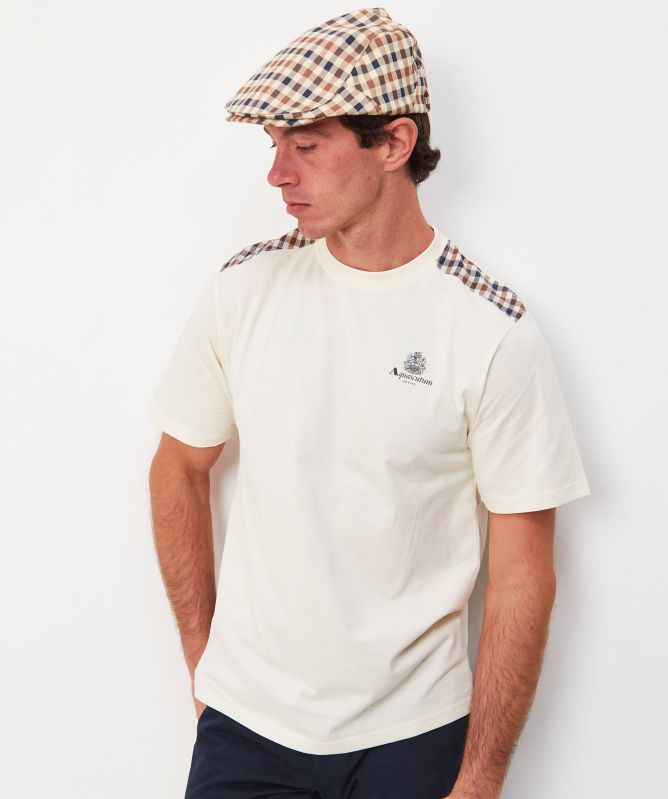 Aquascutum Club Check Flat Cap