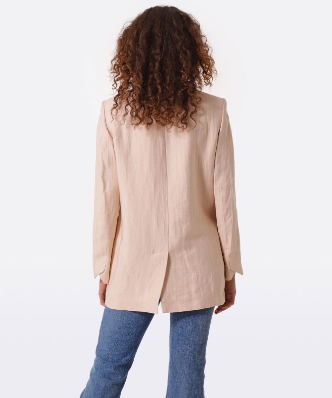 Zadig & Voltaire Violet Linen Mix Blazer | Jules B