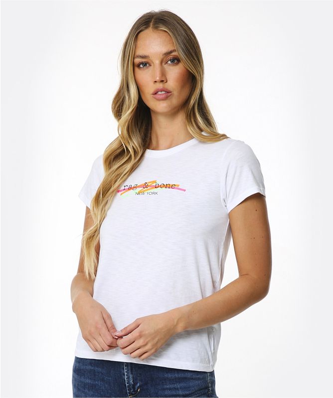 rag & bone Highlighter Logo T-Shirt