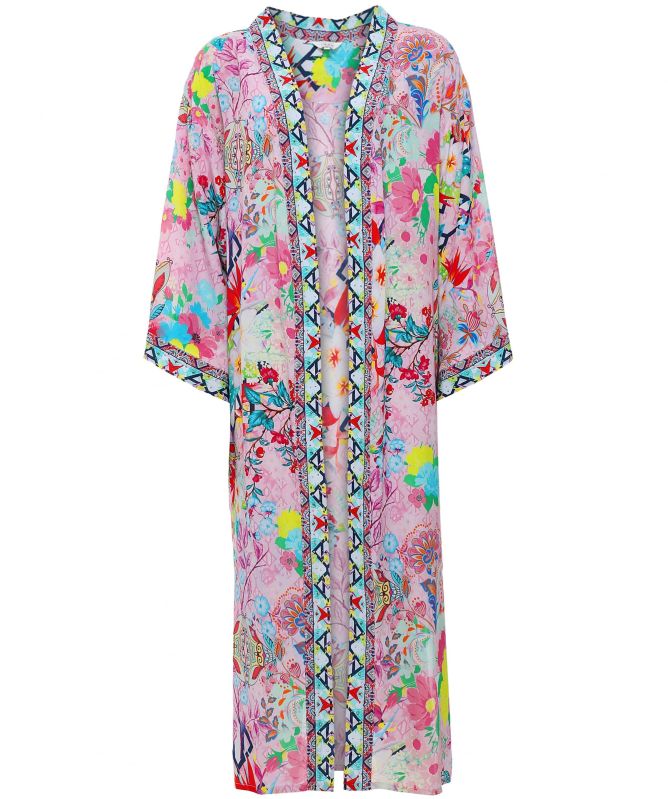 Inoa Silk Long Kimono