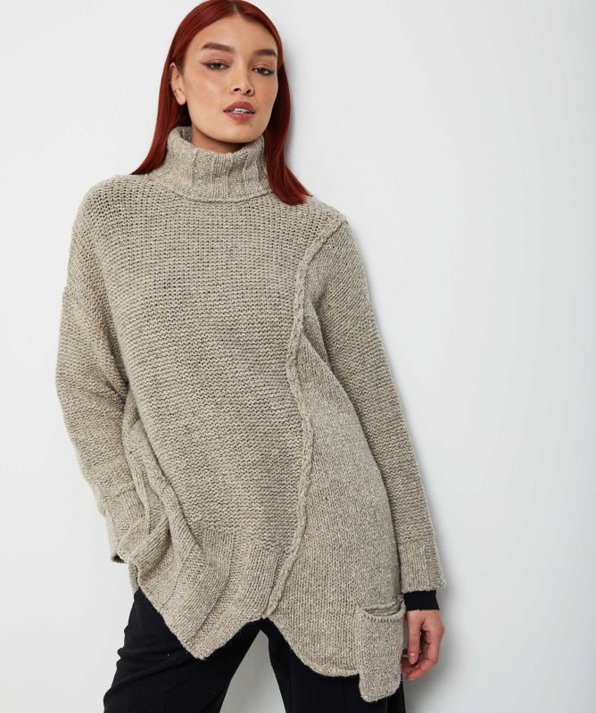 Lurdes Bergada Asymmetric Pocket Jumper