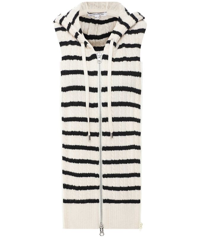 Veronica Beard Bunny Cashmere Hoodie Dickey