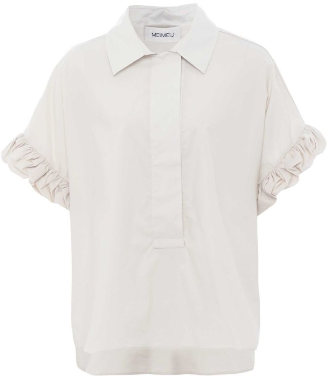 MEIMEIJ Frill Sleeve Top