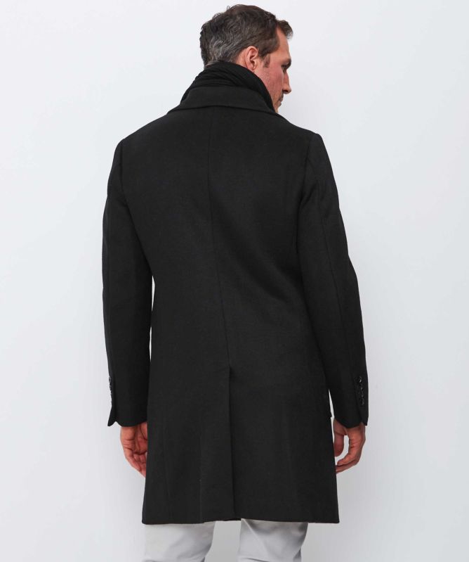 Seinse Double Breasted Wool Coat