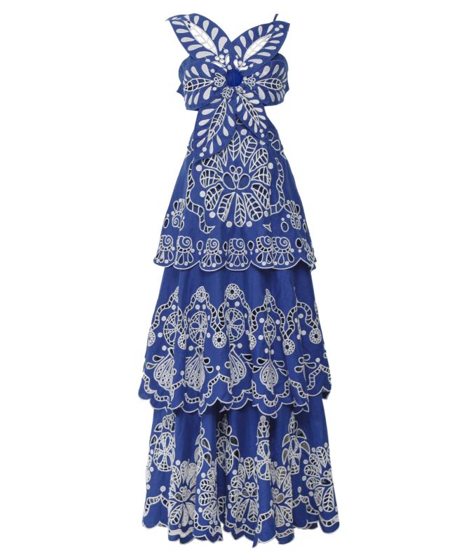 FARM Rio Flower Richelieu Midi Dress