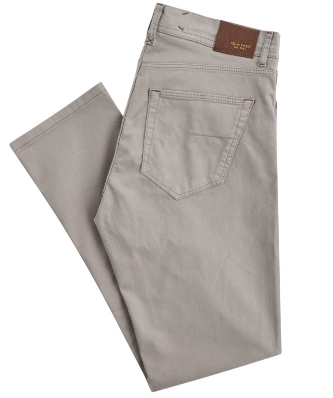 Sand Suede Touch Burton N Trousers