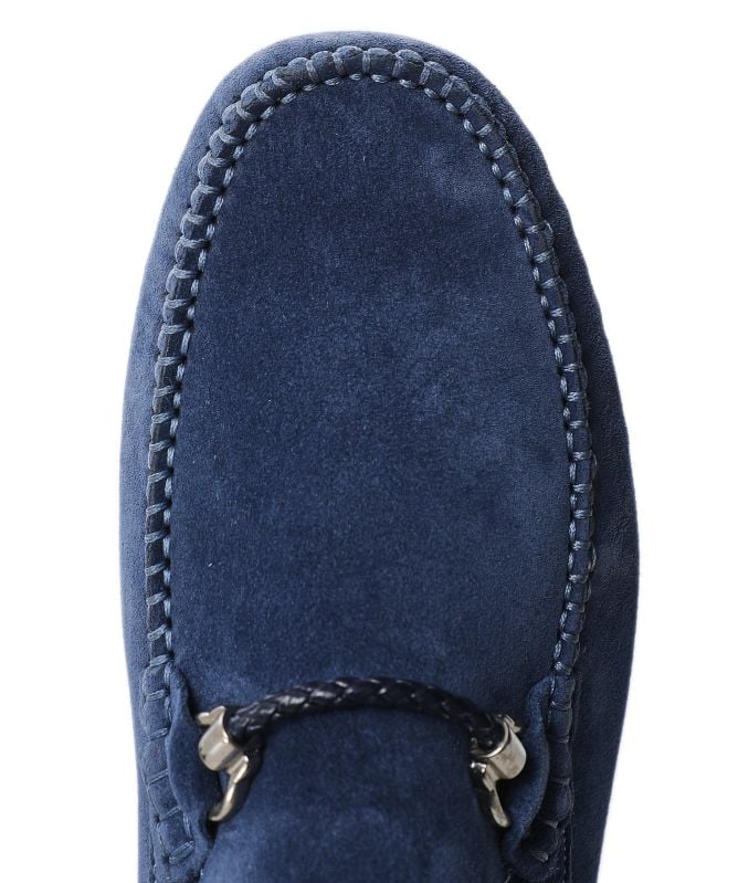 Jules B Suede Horse Bit Driving Loafers