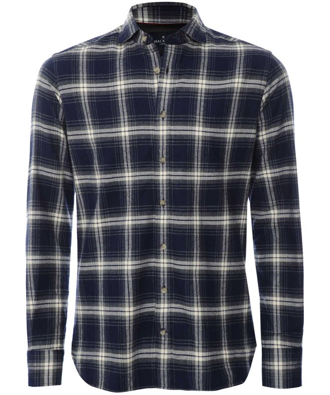 hackett dress shirts Hackett Bengel Stripe Long Sleeve Shirt Blue M Man HM3010234-513-M