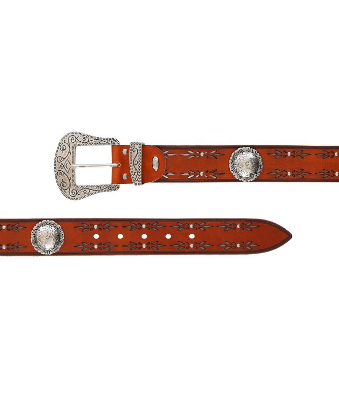 Nanni Circle Leather Belt