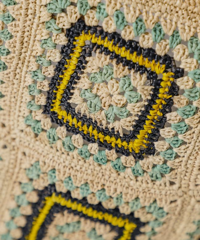 Rabarany Crochet Raffia Bag