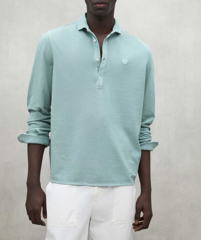ECOALF Long Sleeve Pol Pique Polo Shirt