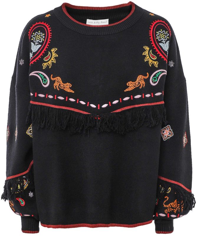 Never Fully Dressed Safari Jamie Fringed Jumper