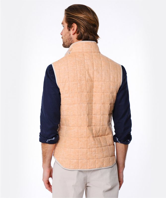 Waterville Linen Box Quilted Gilet