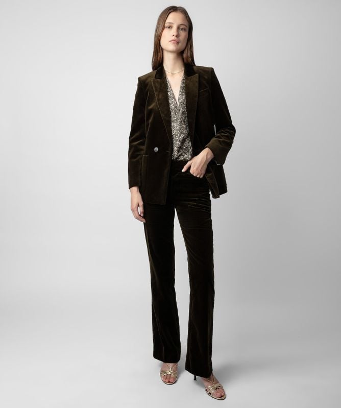 Zadig and Voltaire Visko Velvet Blazer