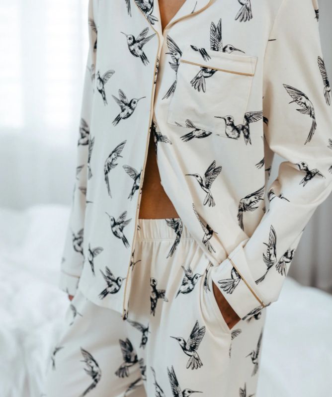 Chelsea Peers Hummingbird Long Pyjama Set