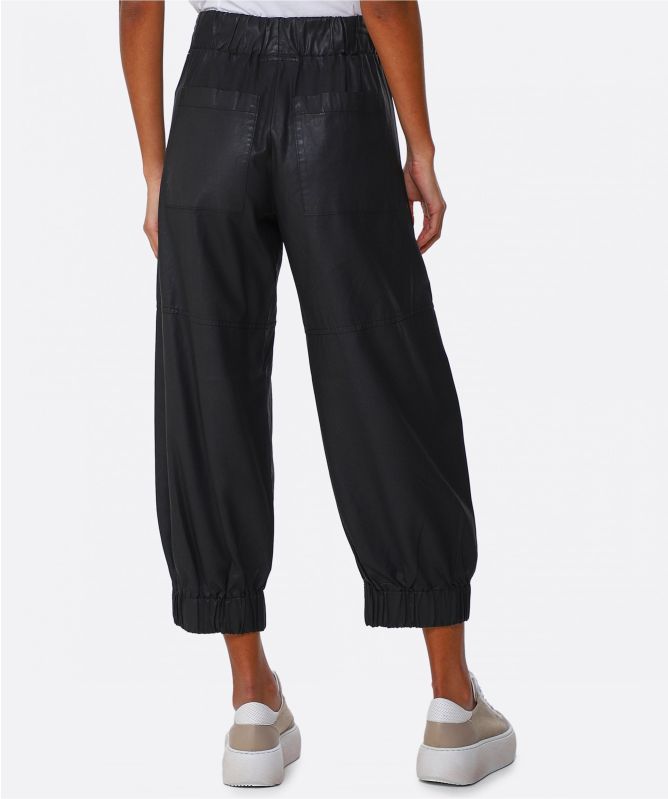 Lurdes Bergada Coated Cropped Pants