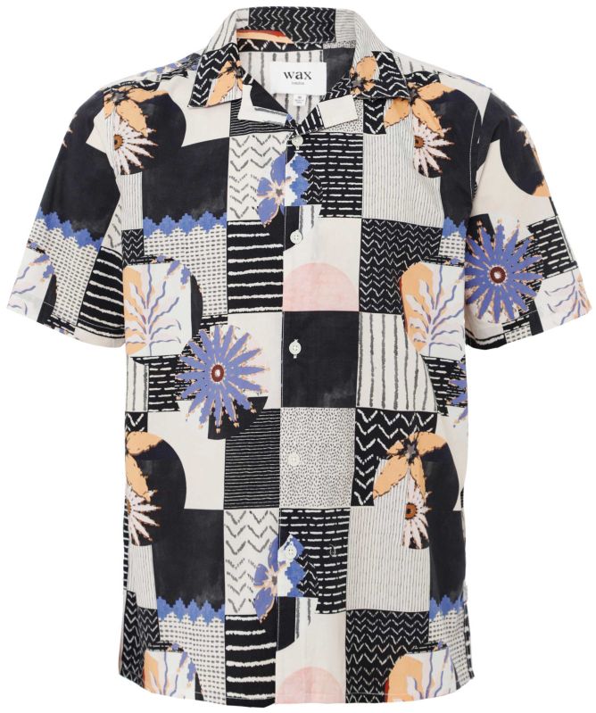 Wax London Patchwork Floral Didcot Shirt