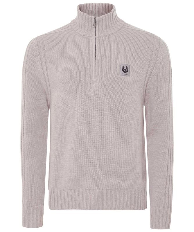 Belstaff Lambswool Quarter Zip Watch Jumper