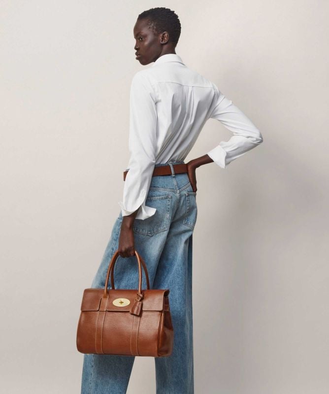 Mulberry Bayswater Leather Shoulder Bag
