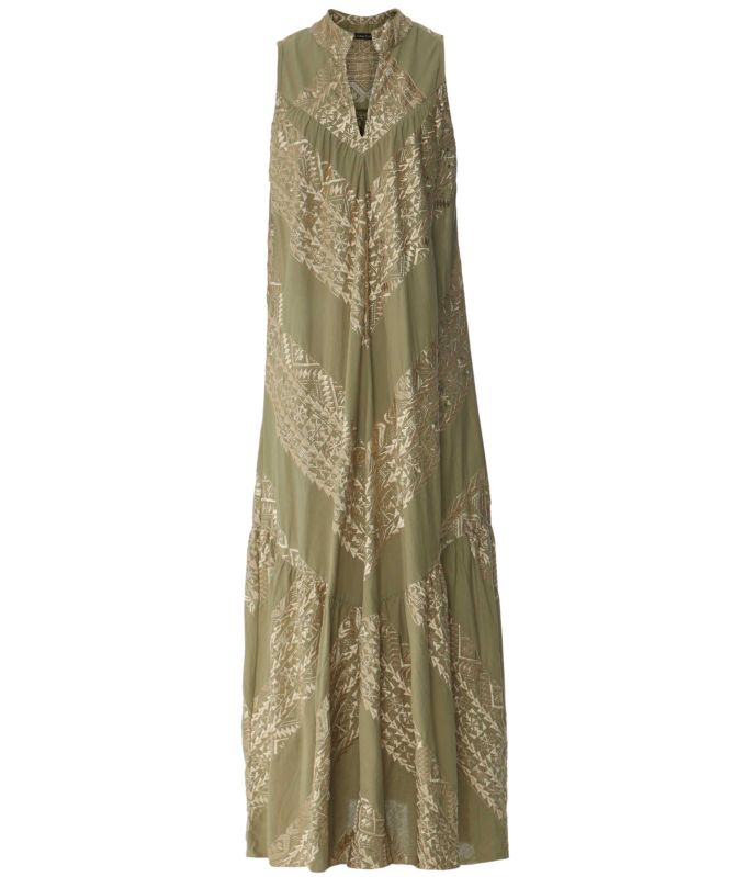 Greek Archaic Kori Classic Triangle Midi Dress