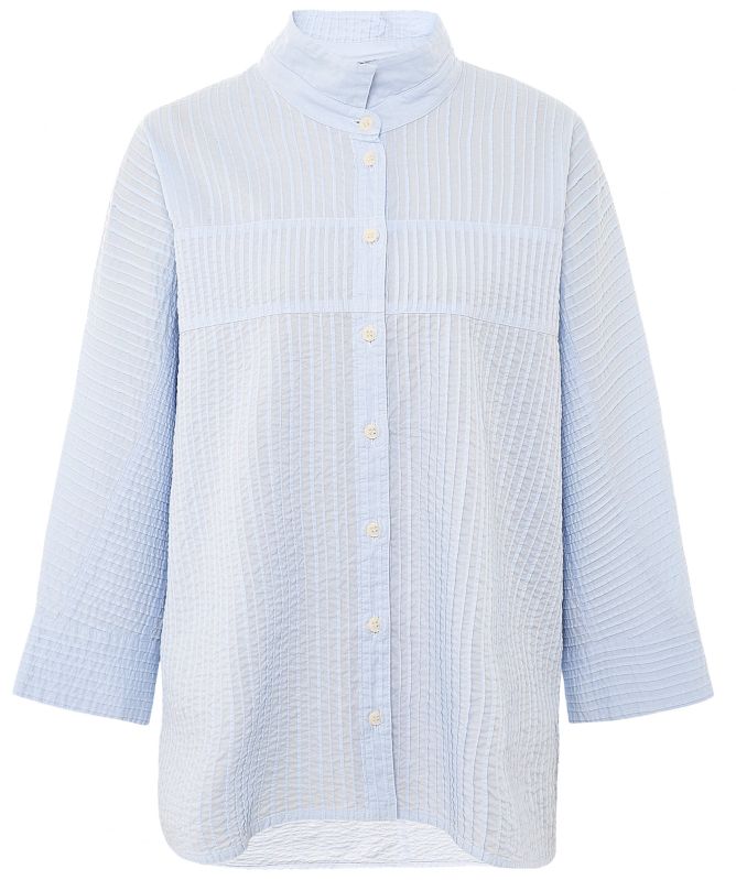 Yaccomaricard Banded Pintucked Shirt