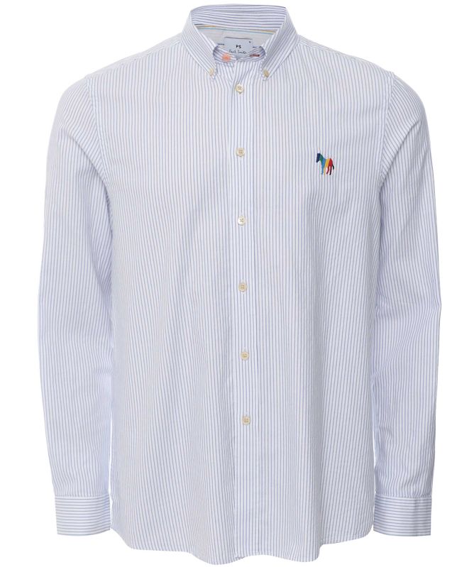 Paul Smith Regular Fit Striped Zebra Shirt