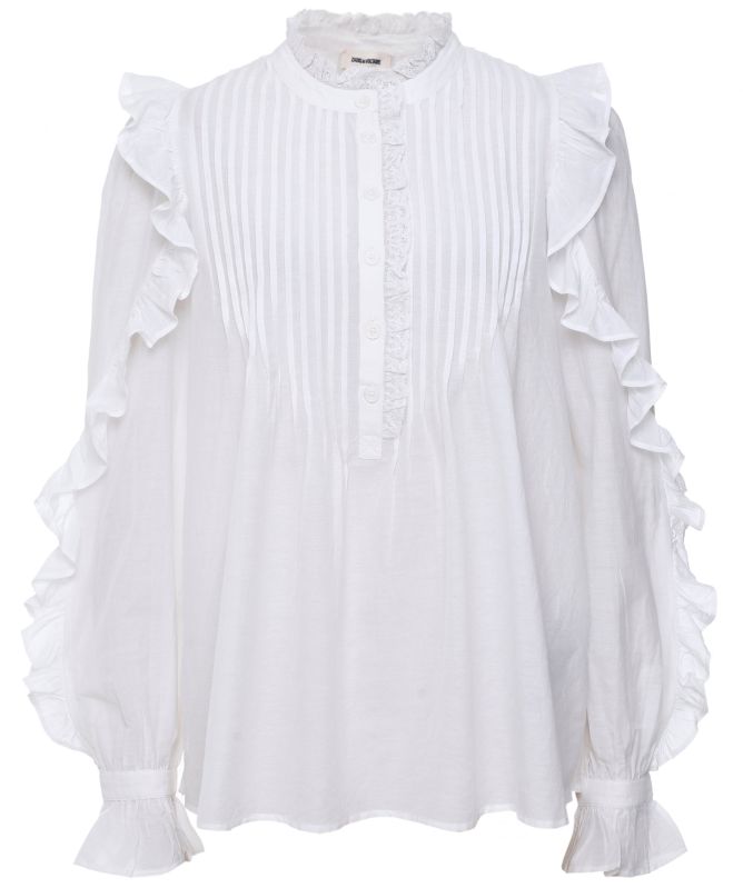 Zadig & Voltaire White Timmy Cotton Shirt | Jules B