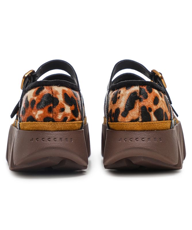 4CCCCEES Tura Ballet Leopard Shoes