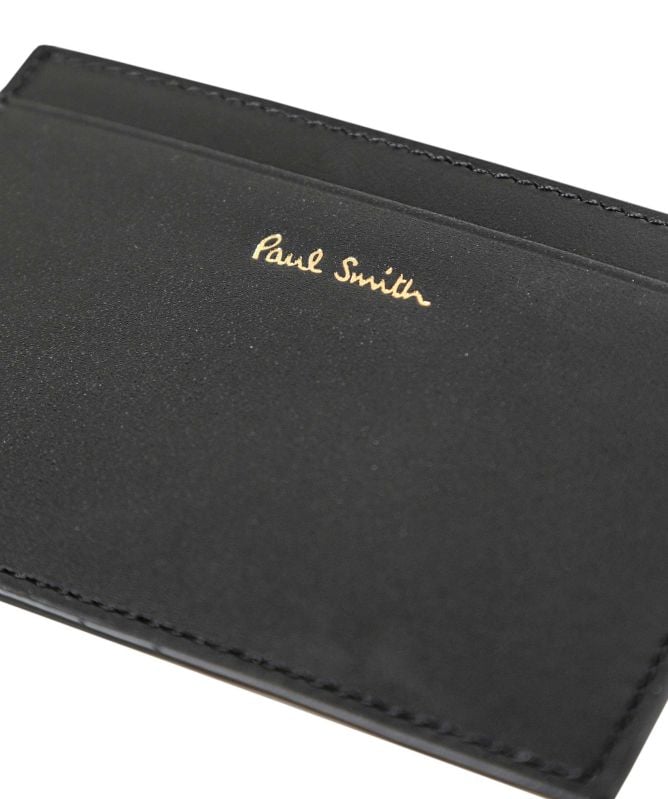 Paul Smith Leather Signature Stripe Card Holder