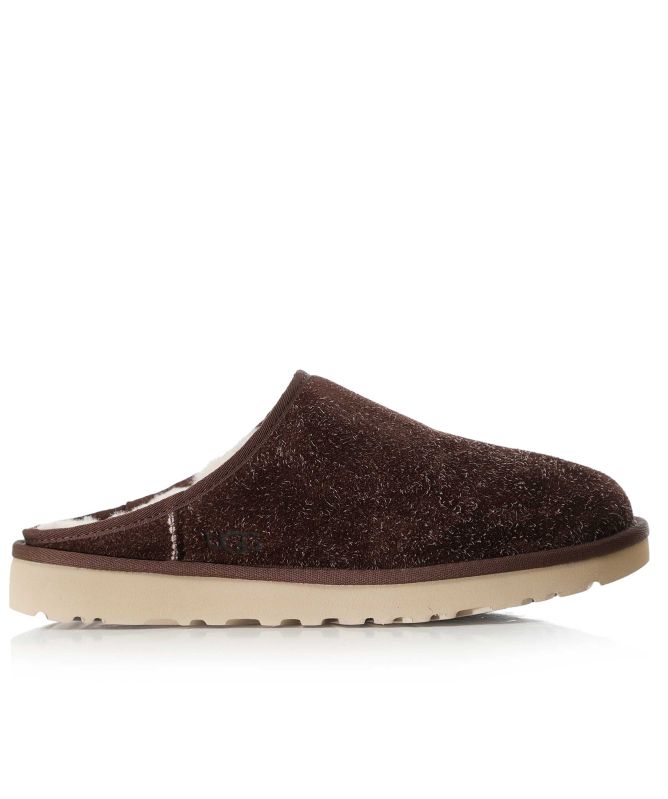 UGG Suede Classic Shaggy Slippers