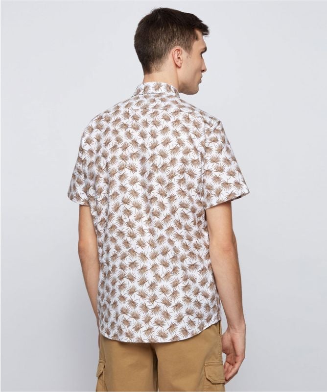 BOSS Regular Fit Printed Rash Shirt