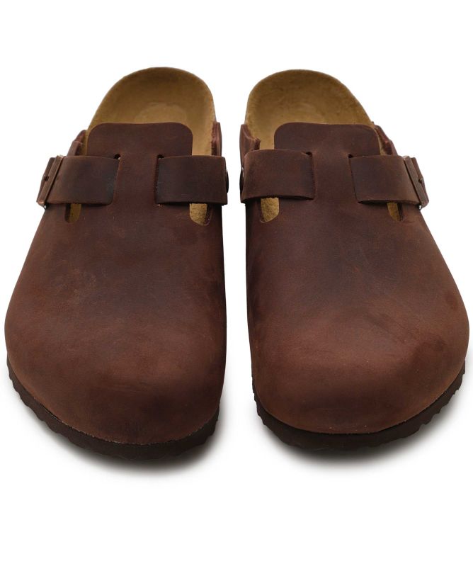 Birkenstock Boston Oiled Leather Clogs