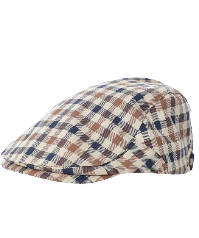Aquascutum Club Check Flat Cap