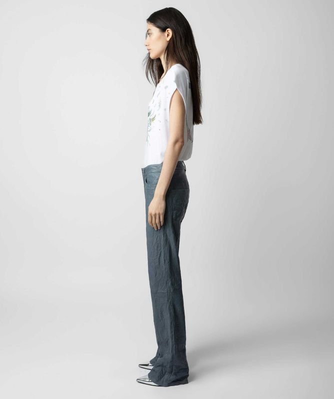 Zadig and Voltaire Cécilia Concert Diamanté Tank Top