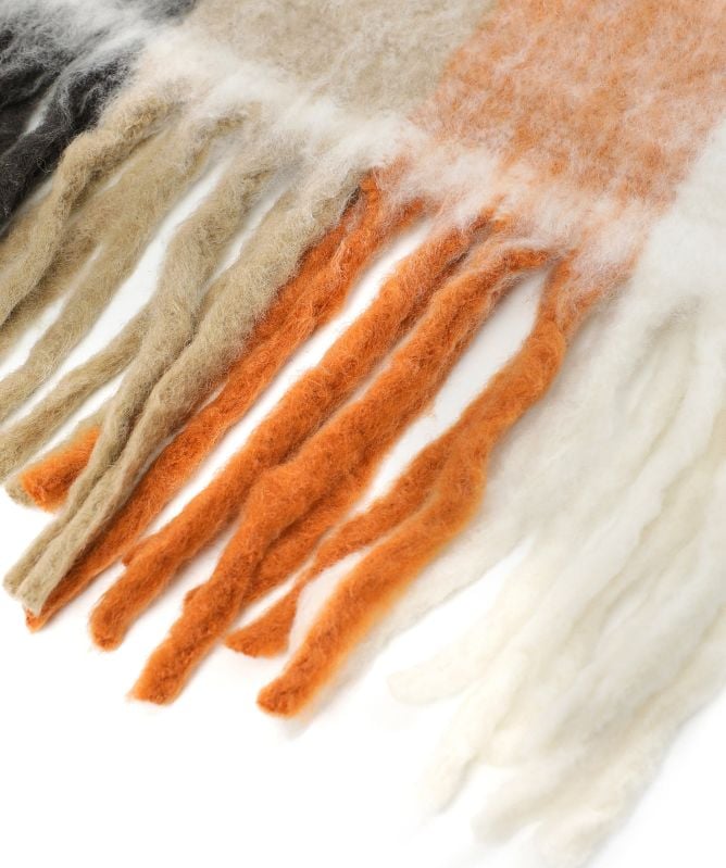 Rino and Pelle Mavy Wool Scarf