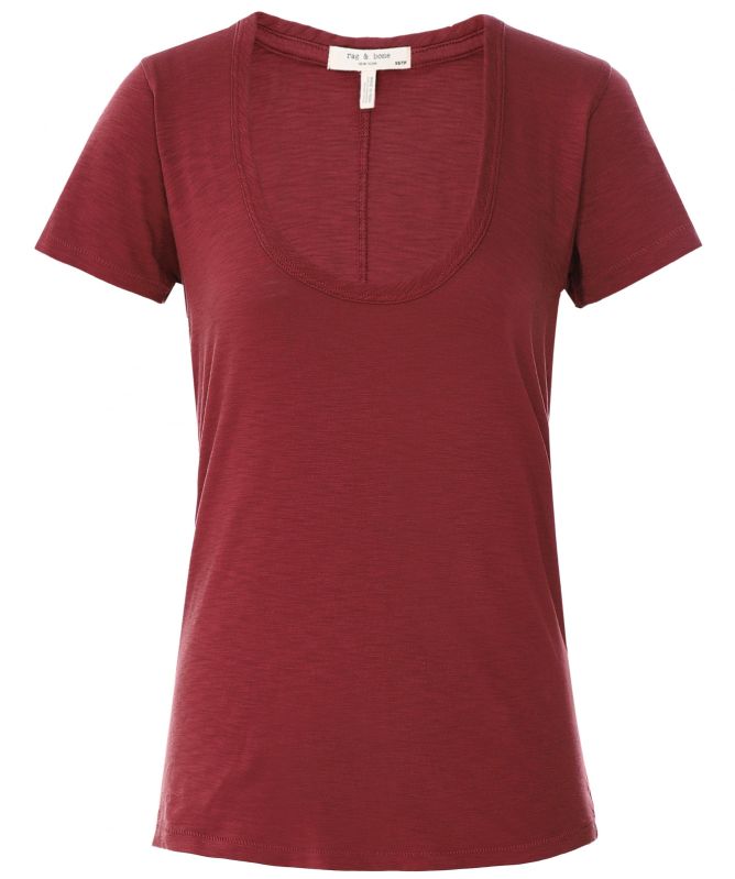 rag & bone The Slub U Neck Tee
