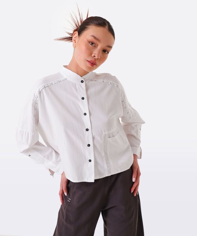 Lurdes Bergada Oversized Ribbon Shirt