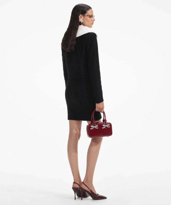 Self-Portrait Knit Mini Skirt