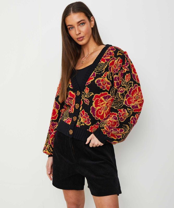 FARM Rio Shiny Chita Knit Cardigan