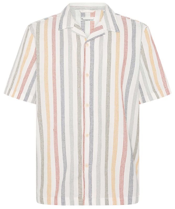Knowledge Cotton Striped Cotton Shirt