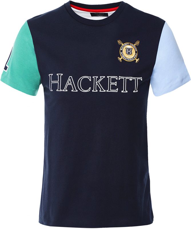 Hackett Classic Fit Multi Panel T-Shirt