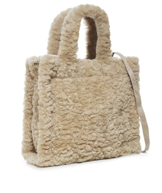 Rino and Pelle Brax Faux Fur Small Shopper