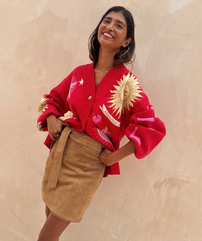 Never Fully Dressed Mystical Graphic Cardigan