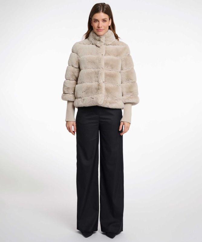 Rino and Pelle Feline Faux Fur Jacket