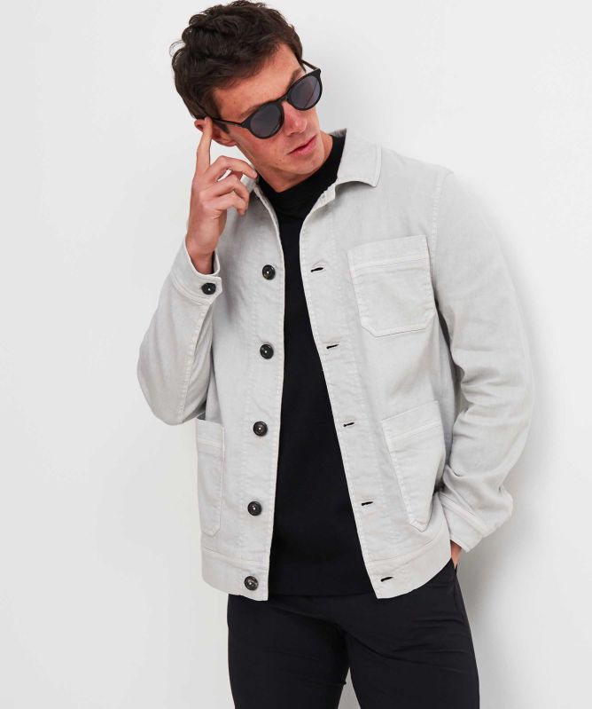 Circolo 1901 Linen Work Jacket