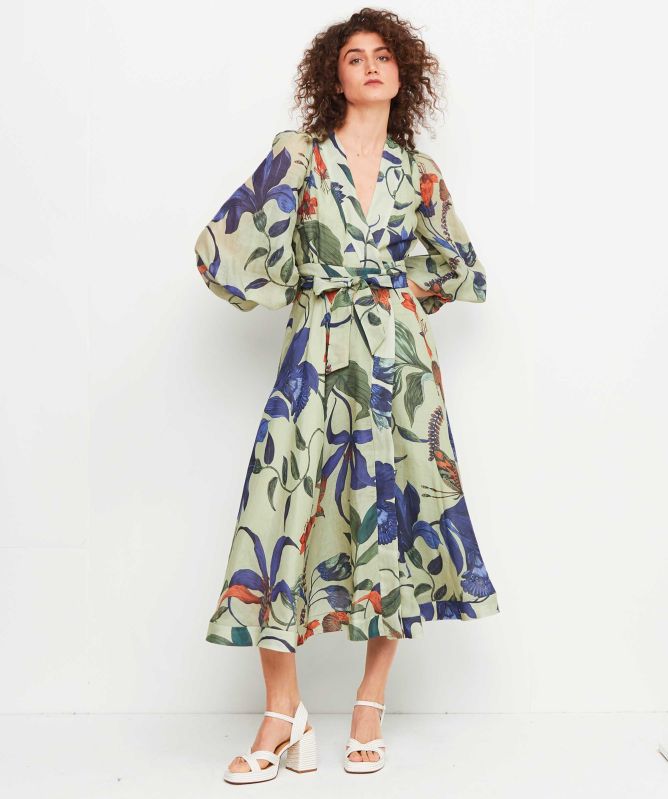 Lavi Long Ligea Wrap Dress