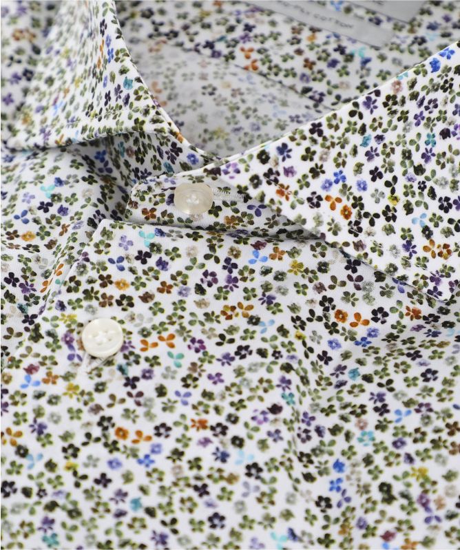 Thomas Maine Tailored Fit Floral Roma Shirt