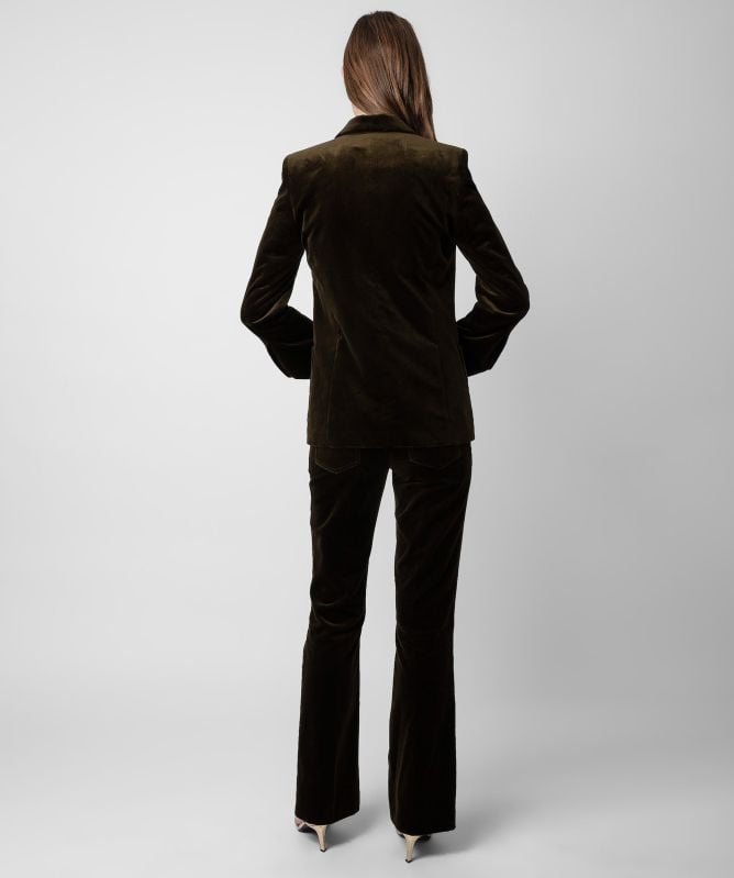 Zadig and Voltaire Visko Velvet Blazer